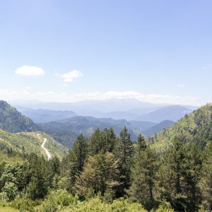 Grammos Mountains view