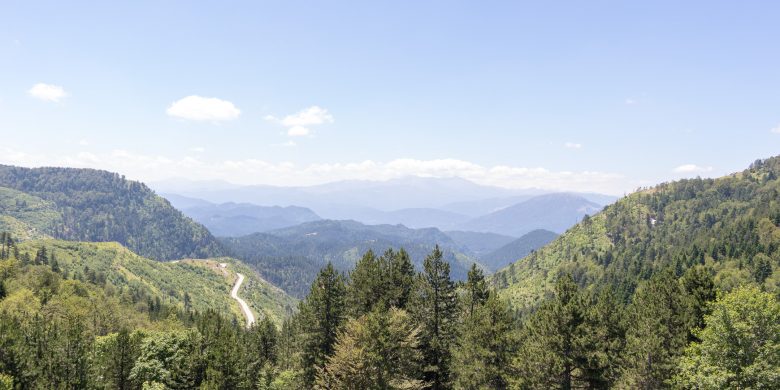 Grammos Mountains view