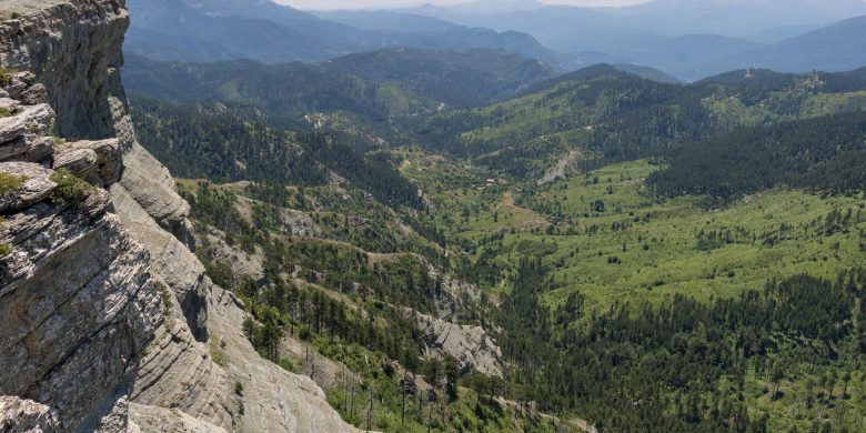 Haros canyone area at Grammos