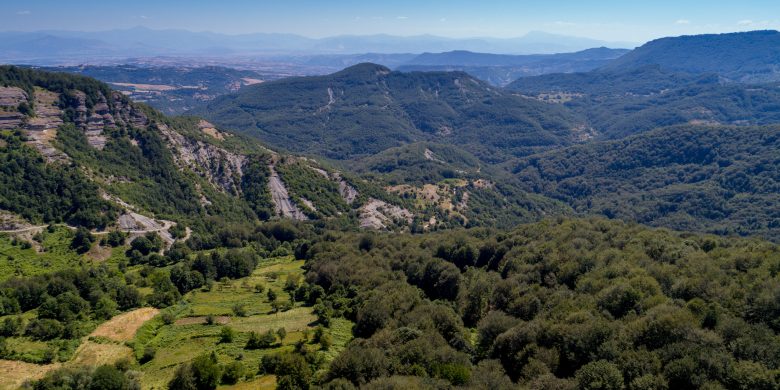 Aerial view of our fields at Kotyli
