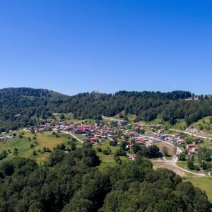 Kotyli Village at Grammos Aerial View