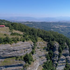 Grammos Mountains Aerial View